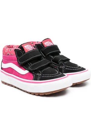 Vans Sk8-Mid touch-strap suede sneakers