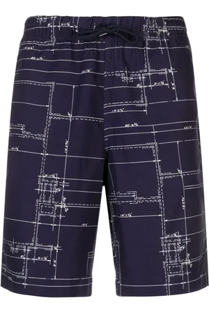 Paul Smith Graphic-print cotton shorts