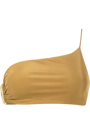 Lenny Niemeyer Gathered-panel one-shoulder bikini top