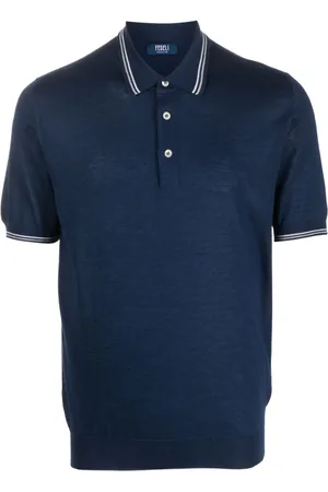 FEDELI Eton short-sleeve polo shirt