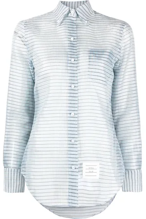 Thom Browne Check-pattern easy-fit shirt