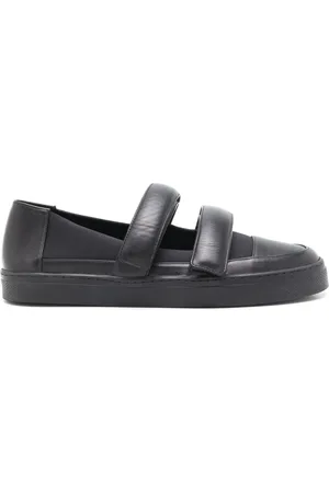 Gloria Coelho Double-strap faux-leather sneakers