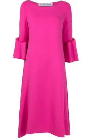 Gloria Coelho Ruffle-detail midi dress