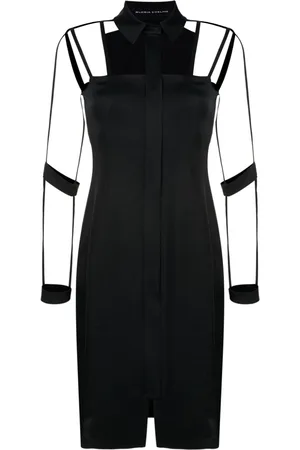 Gloria Coelho Optical Illusion midi shirtdress