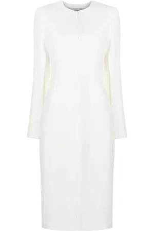 Gloria Coelho Slit-sleeve tailored midi dress