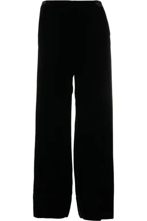 Totême Velvet wide-leg trousers