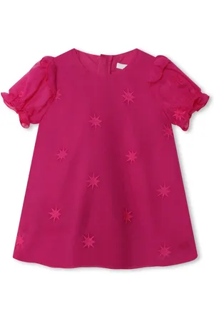 Chloé Star-embroidered silk dress