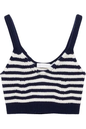Simkhai Braylee striped cropped top