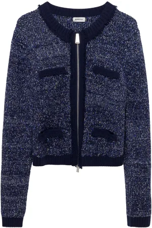 Simkhai Harris zip-up speckle-knit cardigan