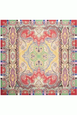 Etro Paisley-print cashmere-blend scarf