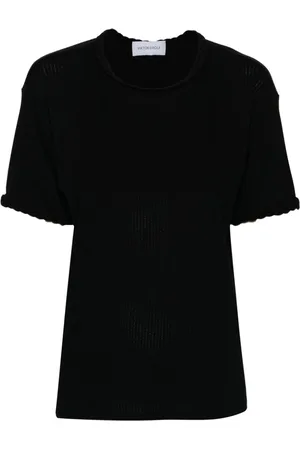 Viktor & Rolf Braid-detail cotton T-shirt
