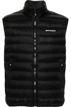Palm Angels Logo-print padded gilet