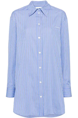 Isabel Marant Cylvany logo-embroidered shirt