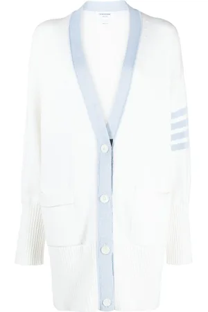 Thom Browne 4-Bar cotton cardigan