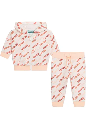 Kenzo Logo-print cotton tracksuit set