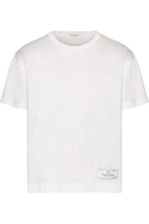 VALENTINO GARAVANI Logo-appliqué cotton T-shirt