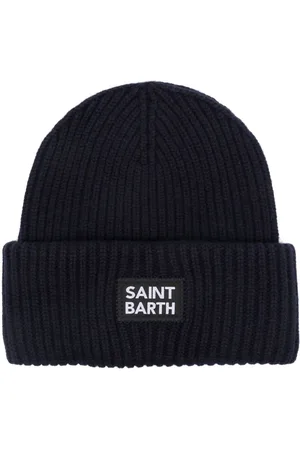MC2 SAINT BARTH Logo-patch knitted beanie