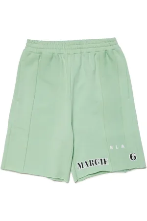 Maison Margiela Number-print cotton shorts