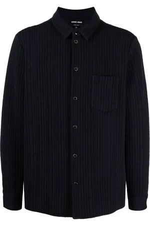Giorgio Armani Quilted press-stud shirt