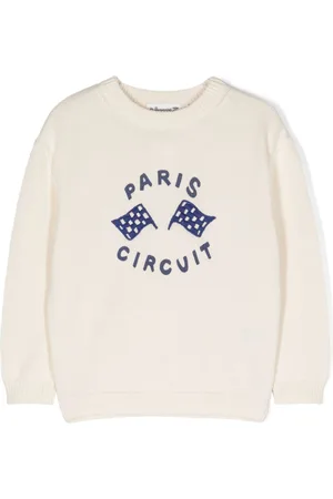 BONPOINT Fabion intarsia-knit jumper