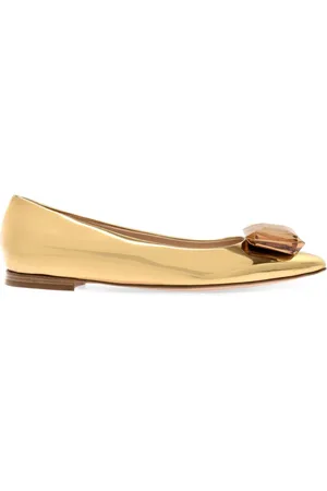 Gianvito Rossi Jaipur metallic-effect pumps