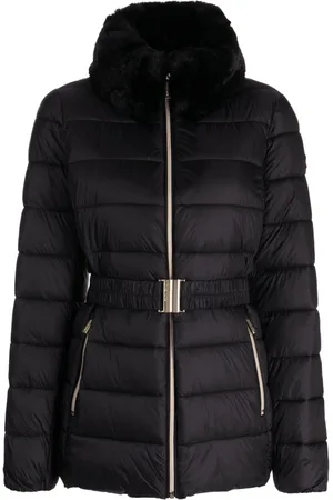 Michael Kors Faux-fur collar quilted jacket