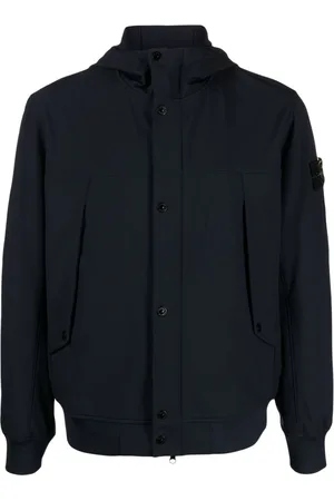 Stone Island Light Soft Shell-R hooded jacket