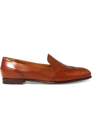 Ralph Lauren Quincy perforated-detailing loafers