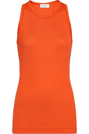 Salvatore Ferragamo Round-neck silk-blend top