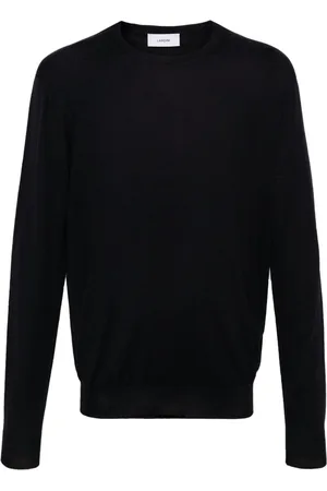 LARDINI Crew-neck long-sleeve jumper