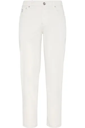 Brunello Cucinelli Mid-rise straight-leg trousers