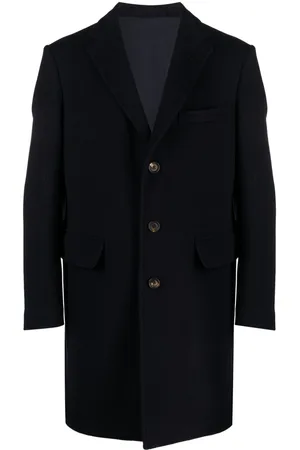 ELEVENTY Felted single-breasted coat