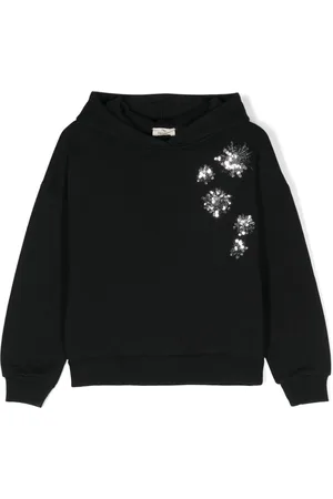 Le pandorine Sequin-embroidered hoodie