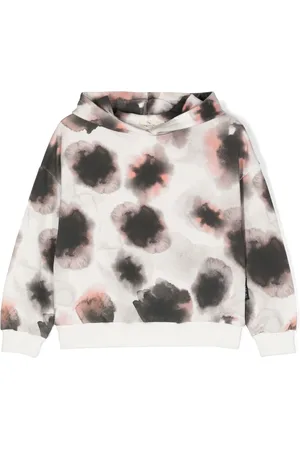 Le pandorine Abstract-print hoodie