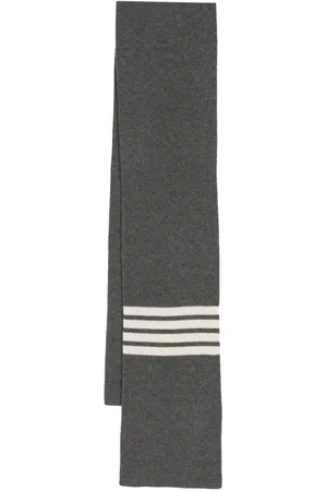 Thom Browne 4-Bar Stripe cashmere scarf