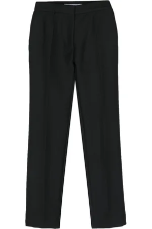Dior 2010s wool-blend straight leg trousers