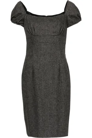 Dior 2010s short-sleeve tweed dress