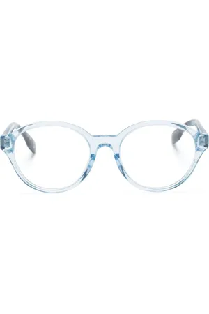 Burberry Transparent-design oval-frame glasses