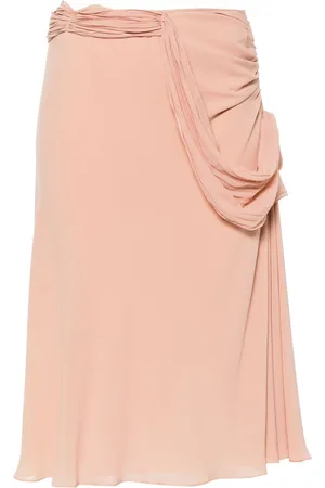 Dior 2000s draped silk skirt