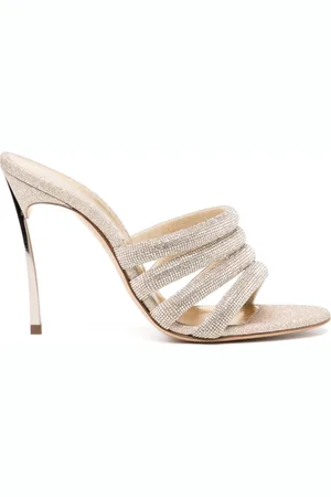 Casadei 110mm Blade leather sandals