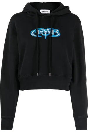 AMBUSH Logo-print cotton hoodie