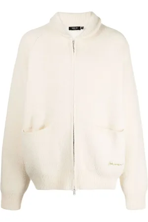 FIVE CM Ribbed-knit zipped cardigan