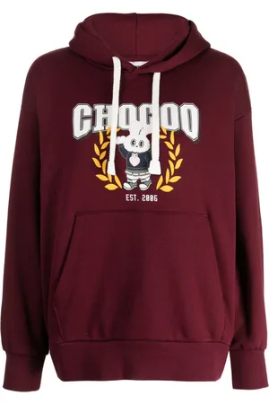Chocoolate Logo-print cotton blend hoodie