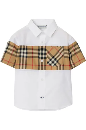 Burberry Vintage Check-panel shirt