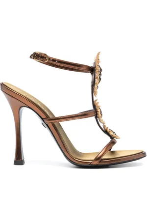 Roberto Cavalli Jewel 110mm leather sandals