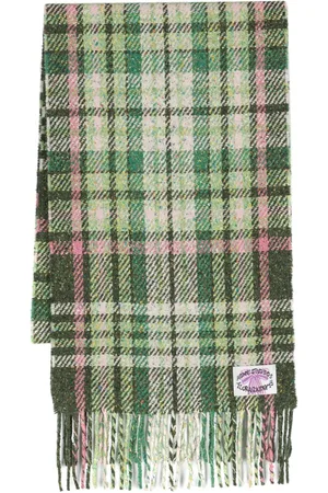 Acne Studios Check-print wool scarf