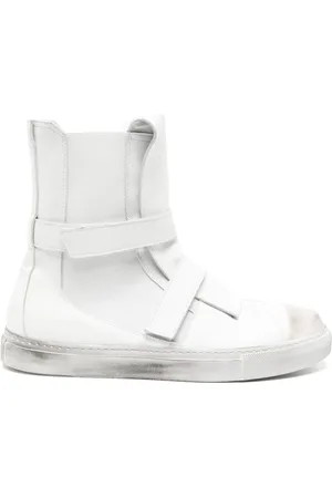 Nicolas Andreas Taralis Touch-strap high-top leather sneakers