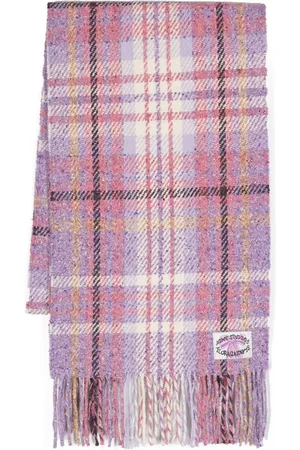 Acne Studios Check-print wool scarf