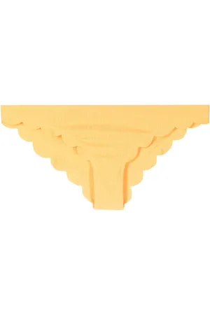 Marysia Broadway scallop-edge bikini bottoms