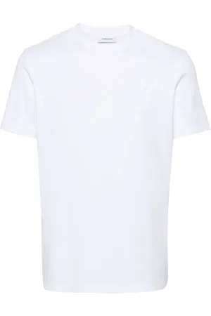 Salvatore Ferragamo Logo-patch cotton T-shirt